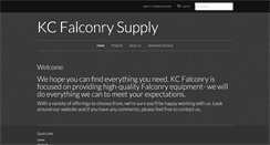 Desktop Screenshot of kcfalconry.com